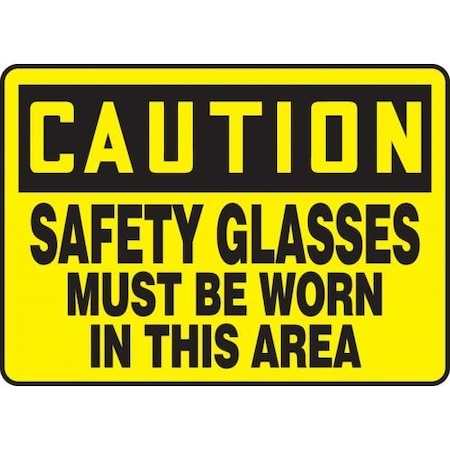 OSHA CAUTION Safety Sign SAFETY MPPE706XL